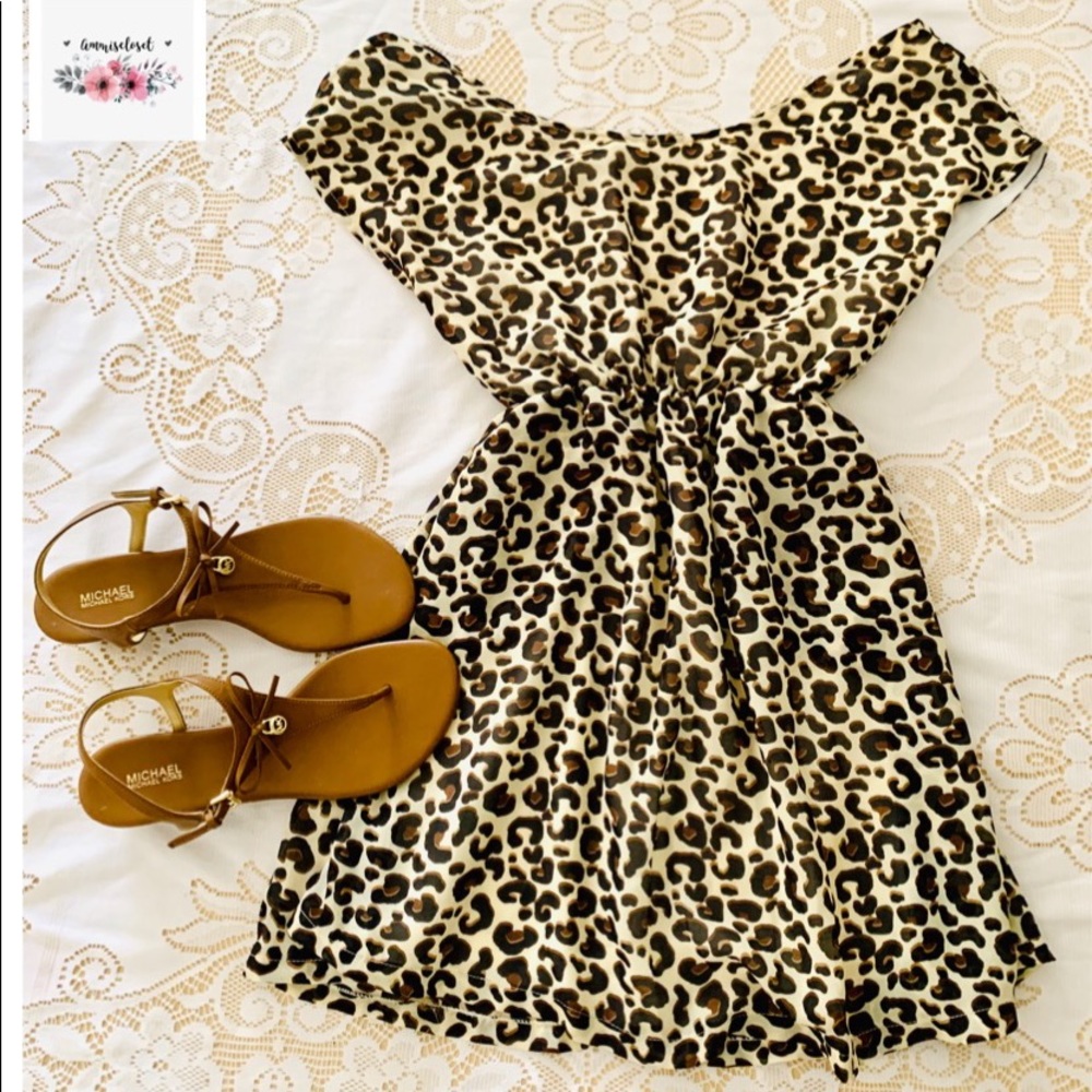 Leopard mini dress 🐆